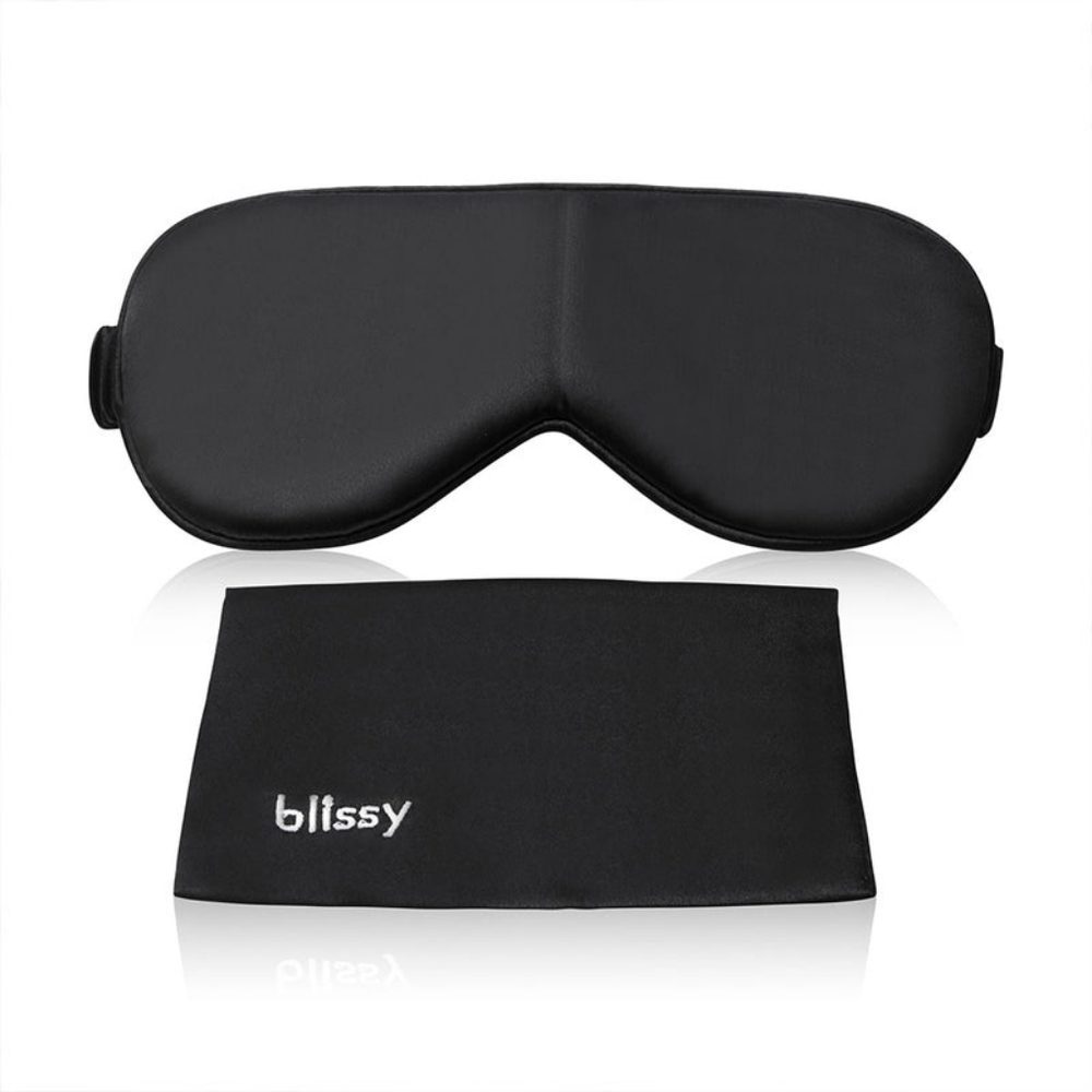 Blissy EyeMask with Pouch- Black